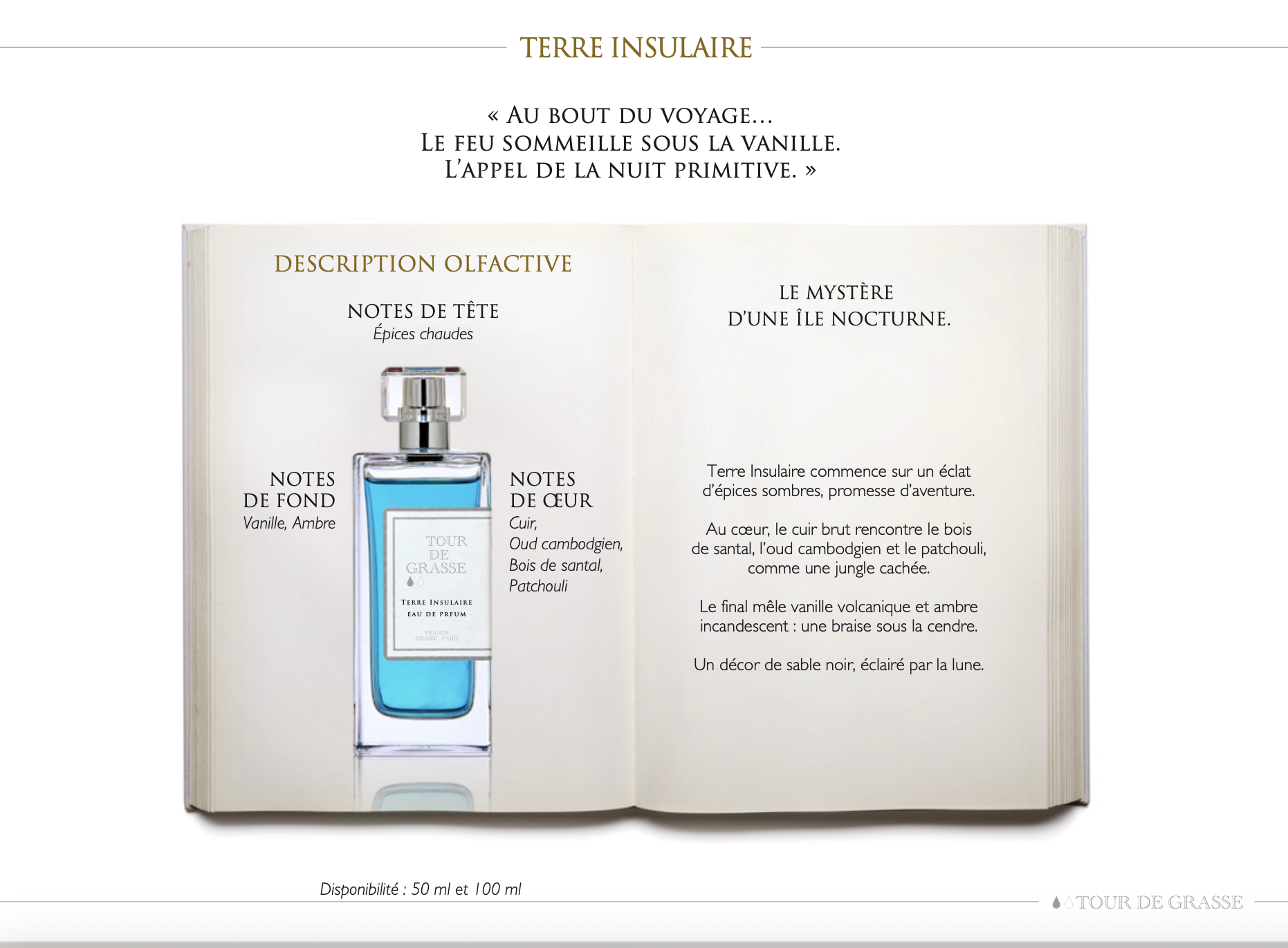Eaux de parfum d'intérieur Terre insulaire