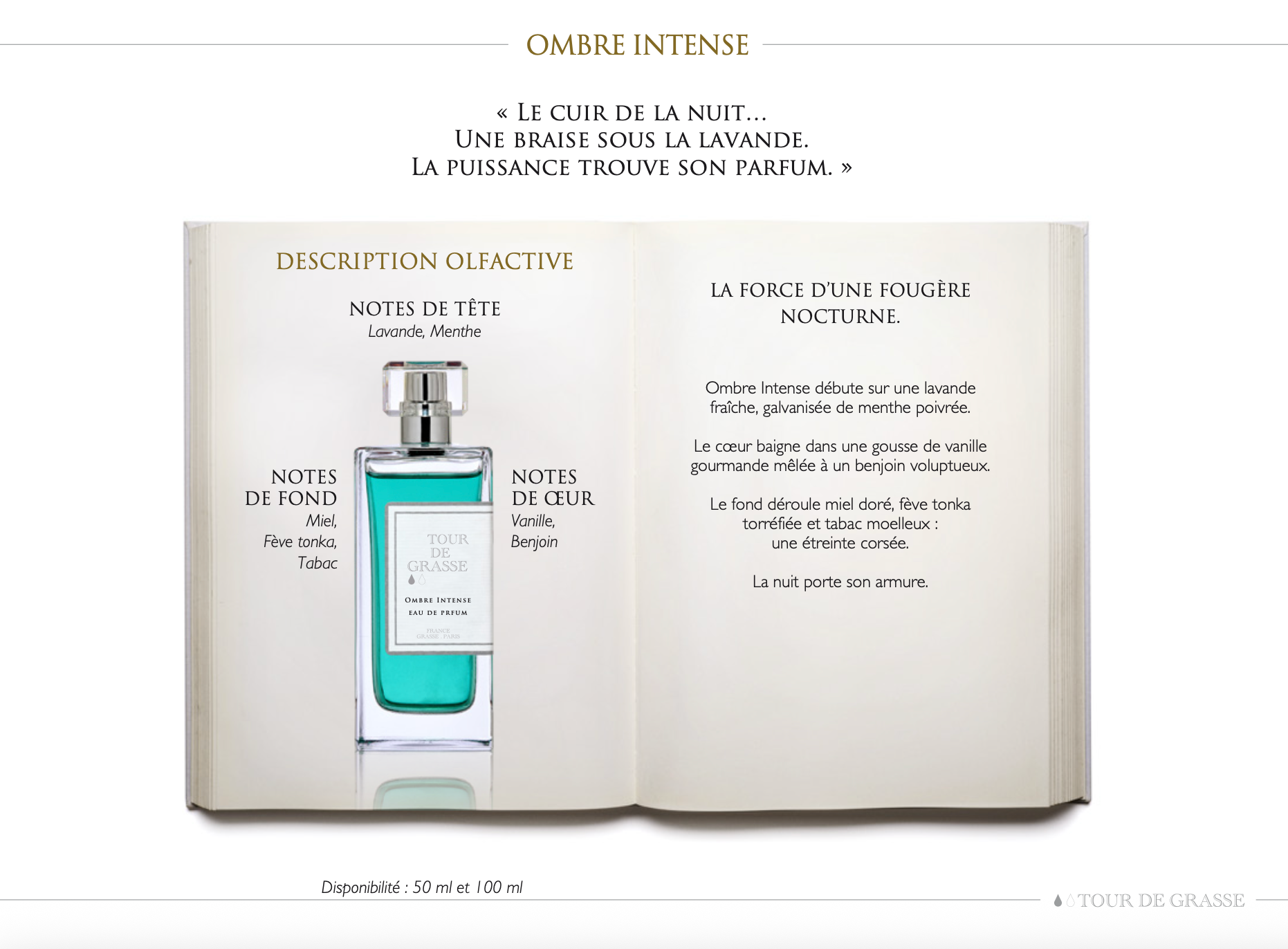 Eaux de parfum d'intérieur Ombre intense