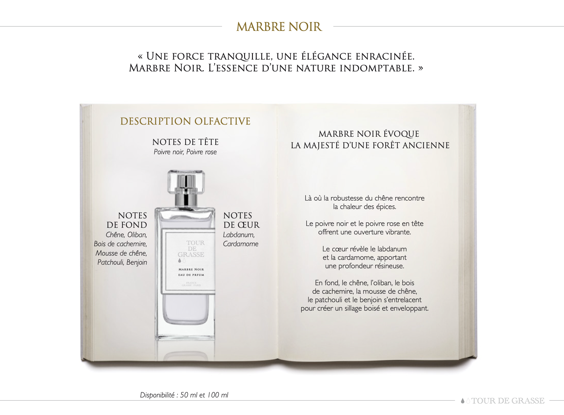 Eaux de parfum d'intérieur Marbre Noir