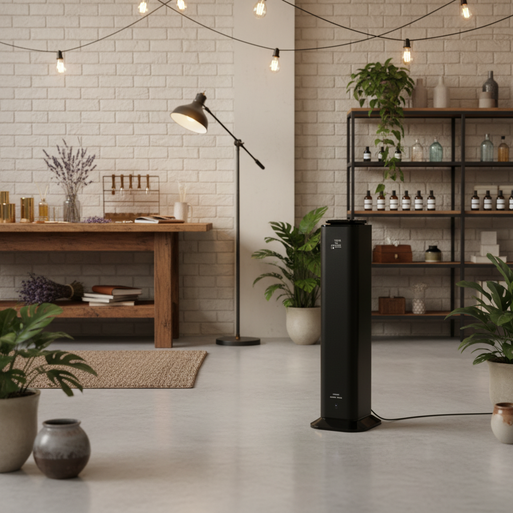 Diffuseur de parfum Grasse 500 noir avec télécommande